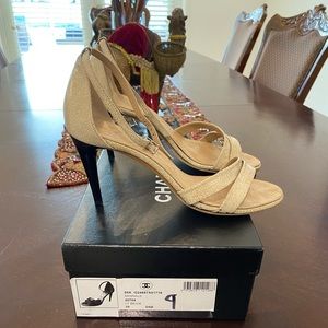 Used CHANEL high heal sandals